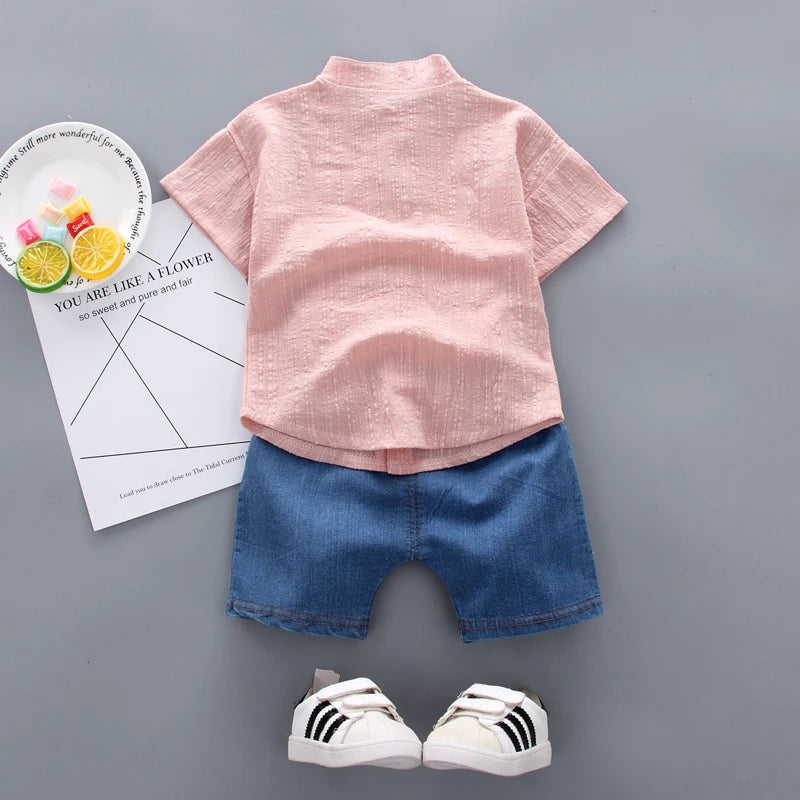 2-Delig Zomersetje – Comfortabele Top & Korte Broek