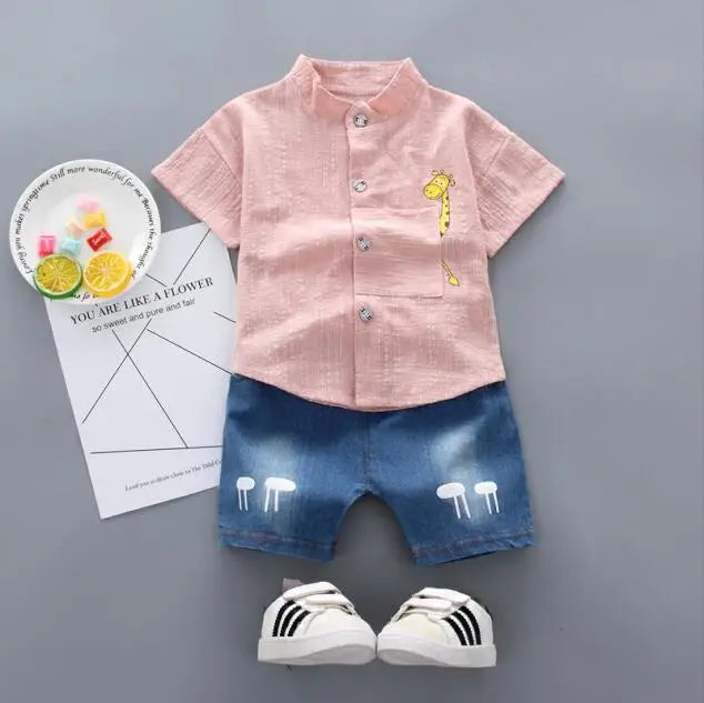 2-Delig Zomersetje – Comfortabele Top & Korte Broek