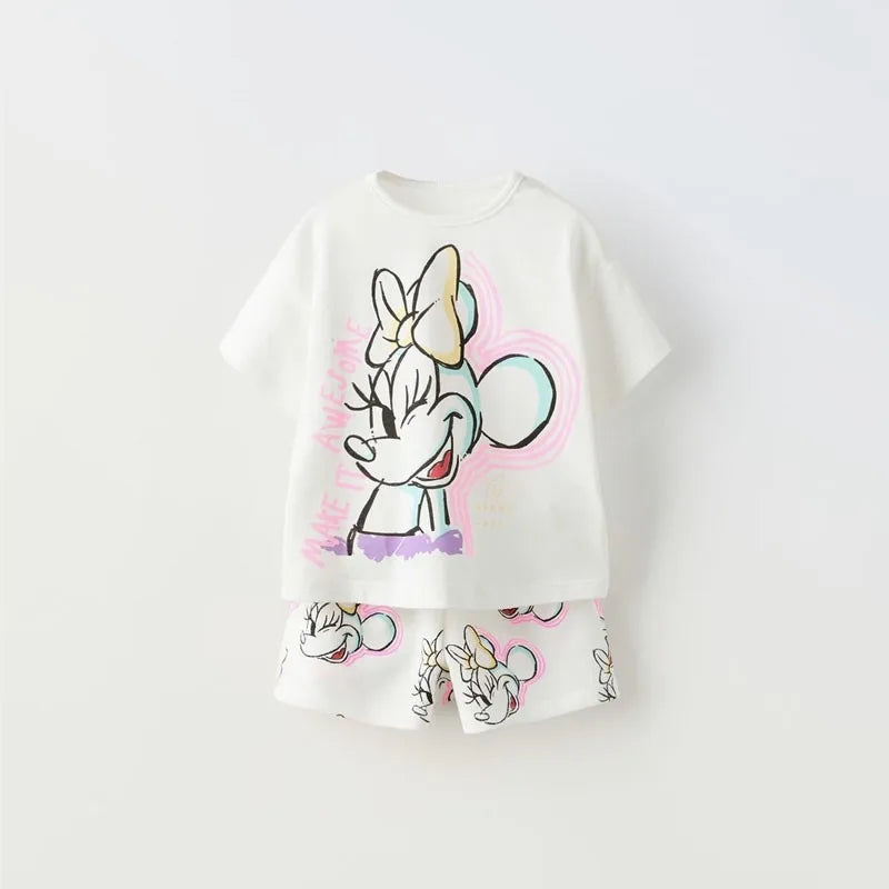 Disney Minnie Mouse Set – T-Shirt en Shorts