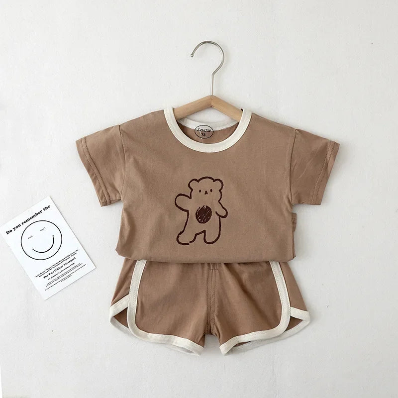 2-Delige Set Beertje - T-Shirt + Broekje