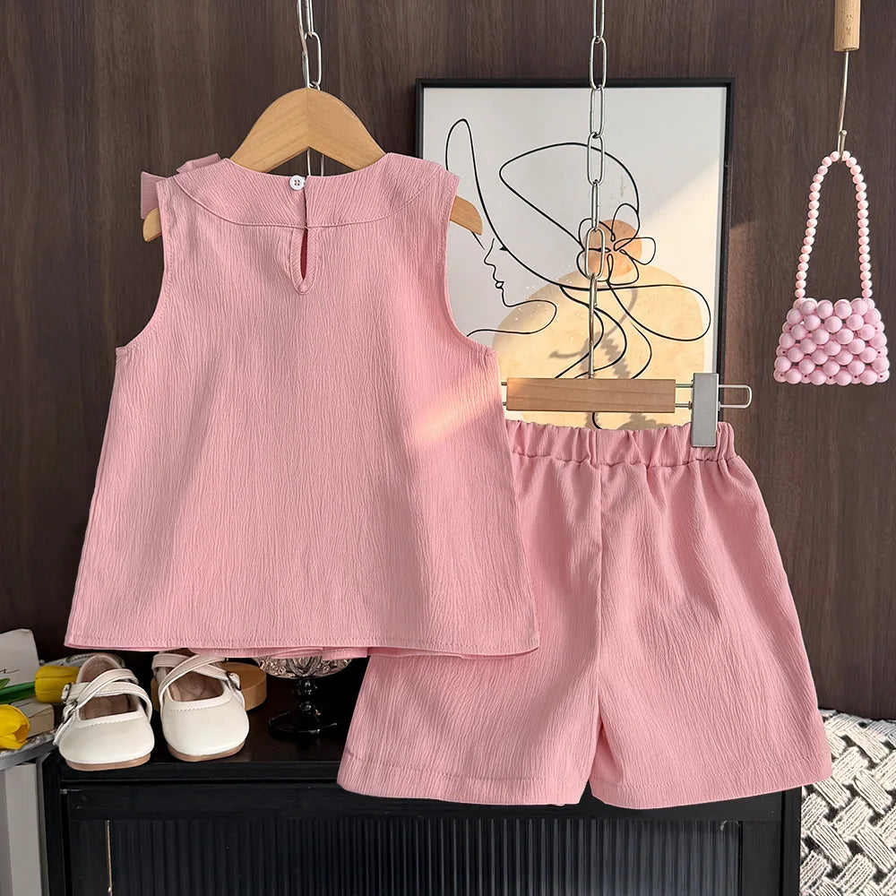 2-Delige Zomerset – Shirt Korte Mouwen met Rokje