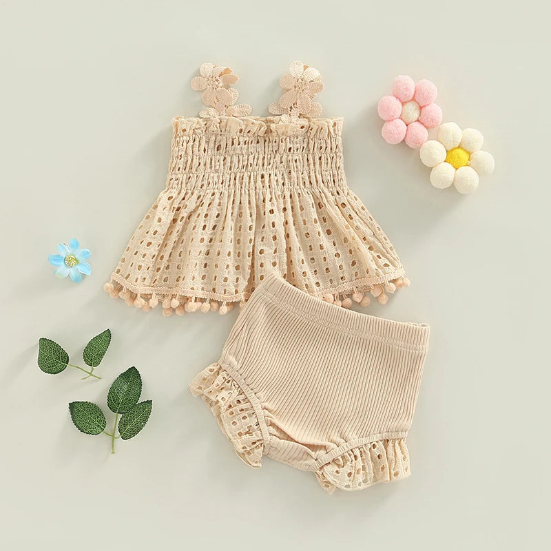 2-Delige Zomerset - Top + Shorts