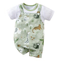 Baby Romper Dierenprint – Zachte Katoenen Bodysuit voor Pasgeborenen