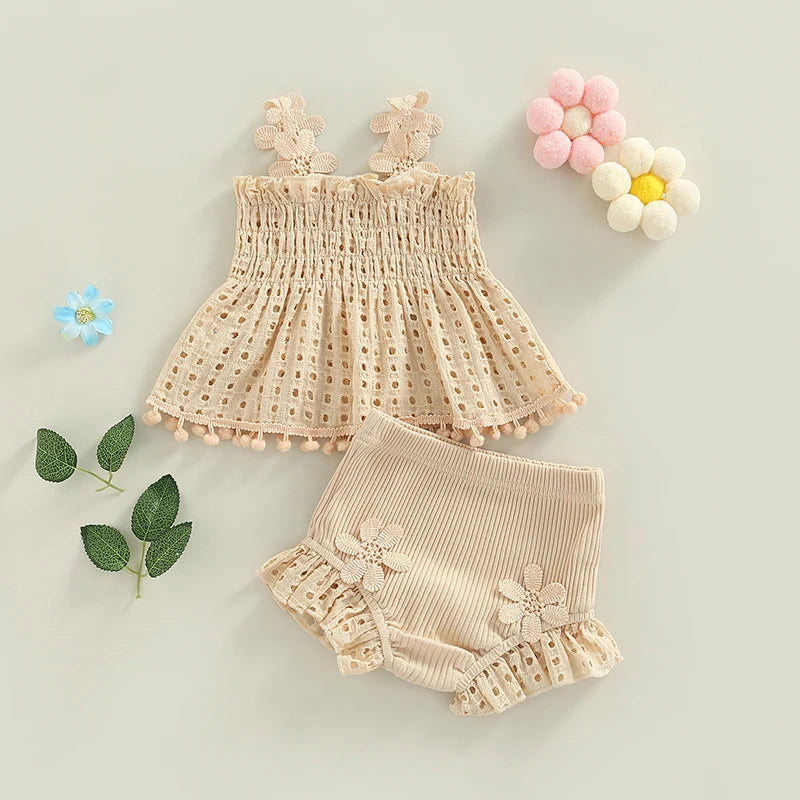 2-Delige Zomerset - Top + Shorts