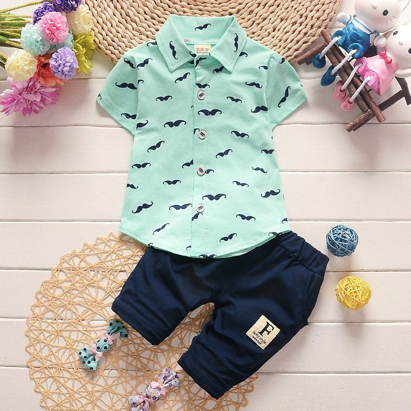 2-Delige Stijlvolle Set - Hemd + Broek