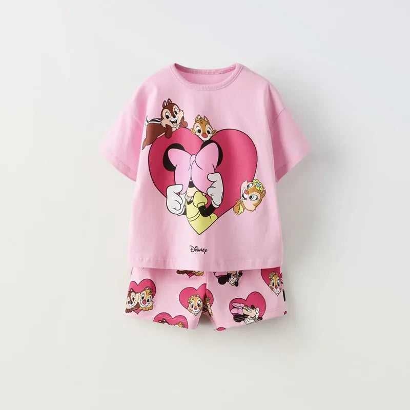 Disney Minnie Mouse Set – T-Shirt en Shorts
