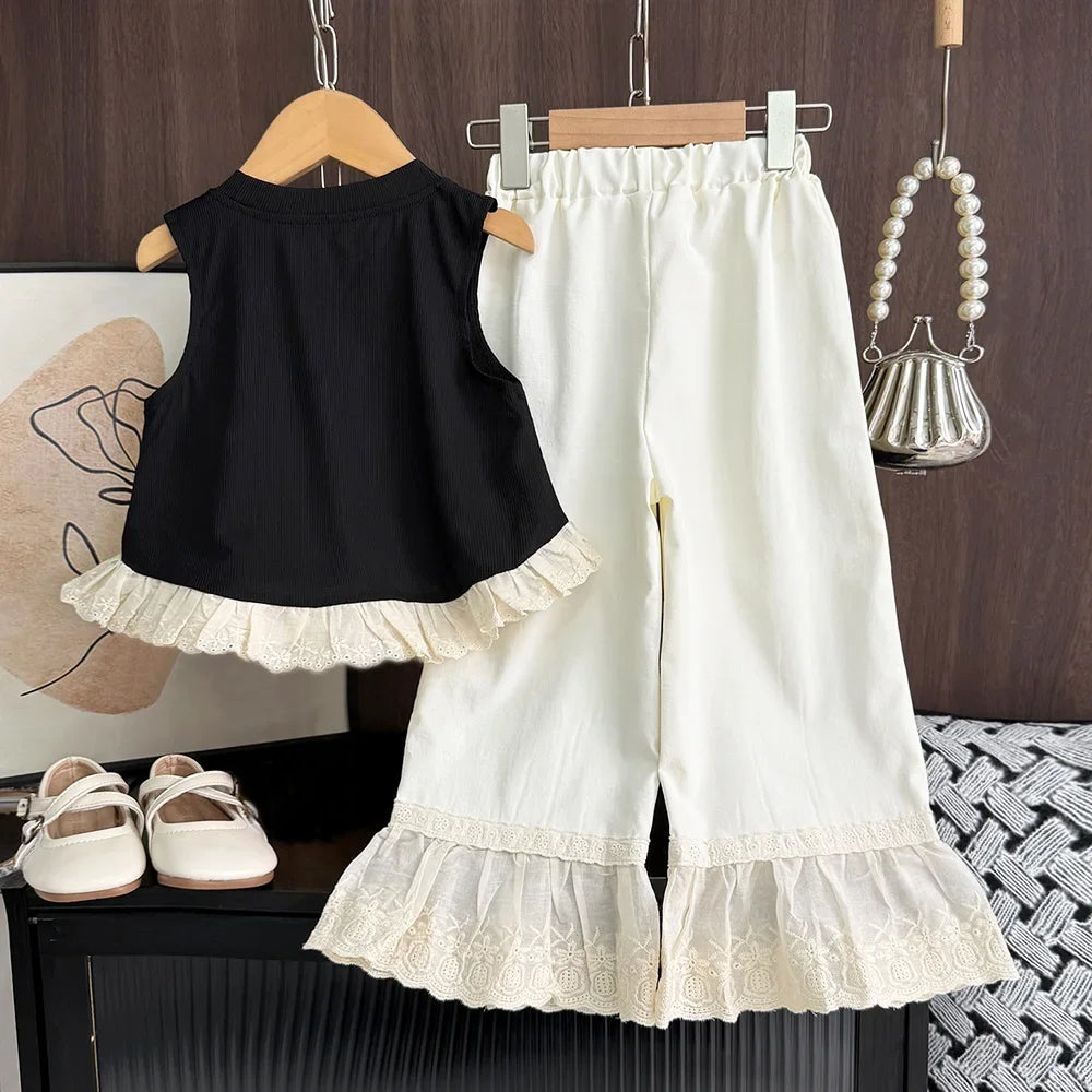 Trendy Zomerset – Shirt met Korte Mouwen en Lange Broek