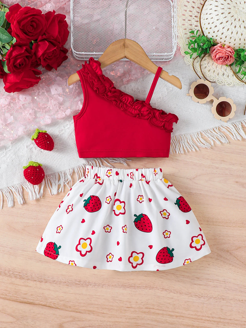 2-Delige Zomerset - Top + Rok