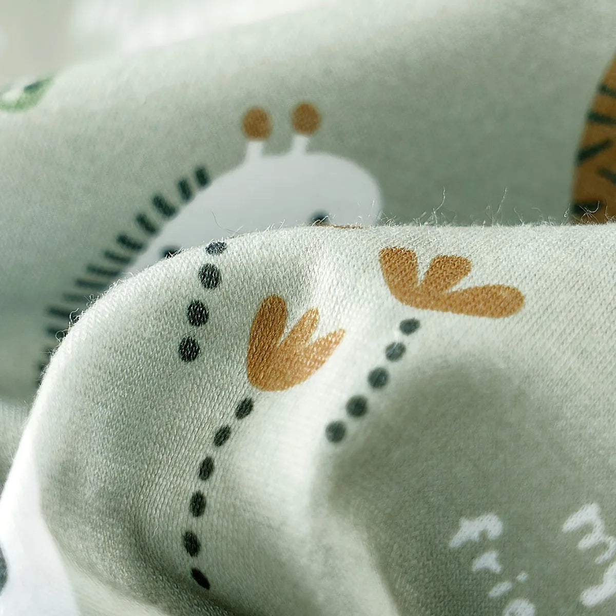 Baby Romper Dierenprint – Zachte Katoenen Bodysuit voor Pasgeborenen