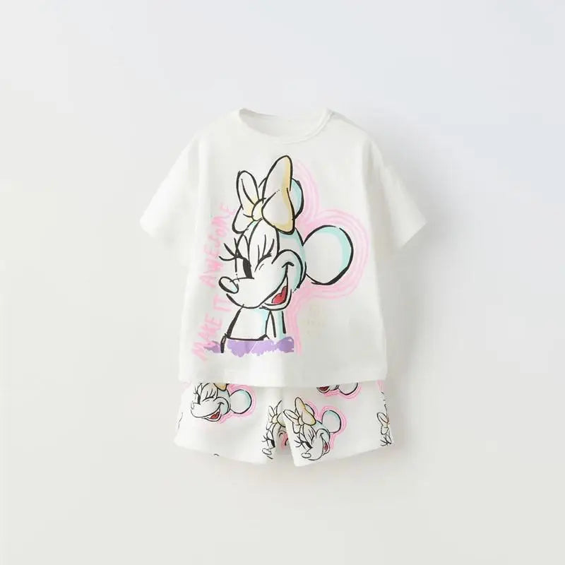 Disney Minnie Mouse Set – T-Shirt en Shorts